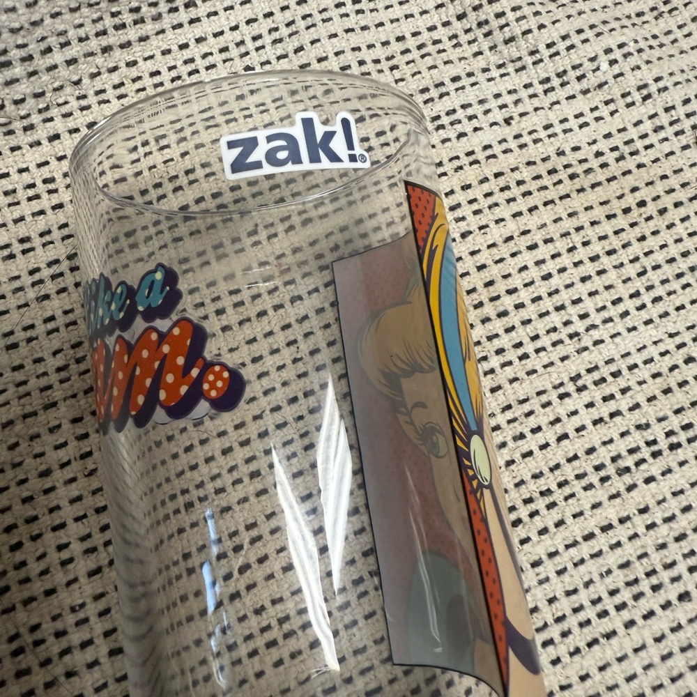 Zak! Disney Princess Cinderella It's Like A Dream 15oz Glass Tumbler - Picture 3 of 6